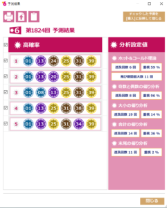 第1824回　2023/9/4(月)の結果