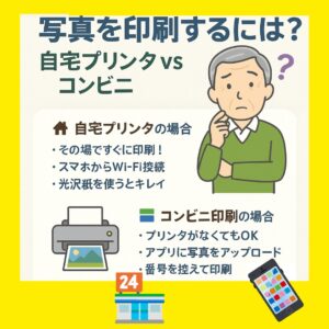 写真を印刷するには? 自宅プリンタ vs コンビニ
