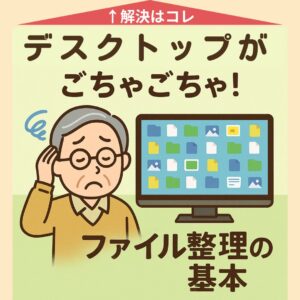 デスクトップがごちゃごちゃ! ファイル整理の基本