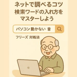 ネットで調べるコツ!検索ワードの入れ方をマスターしよう