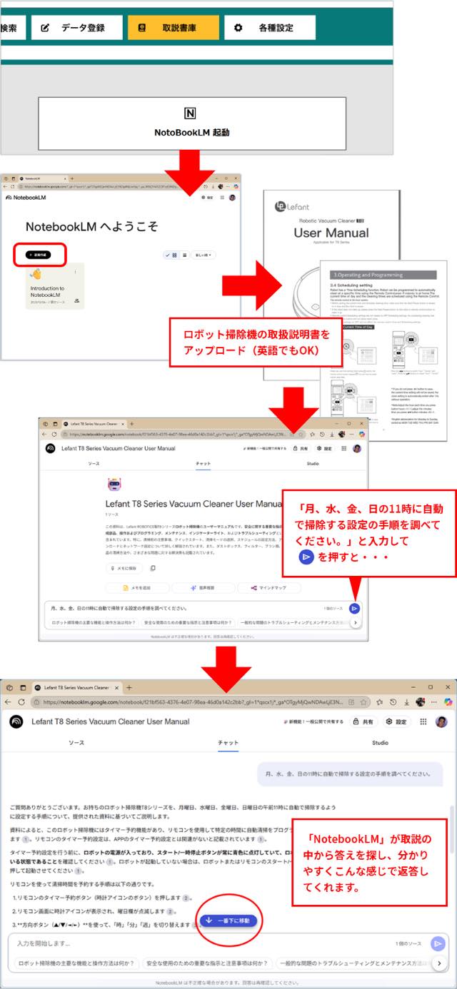おまかせ家電管理画面