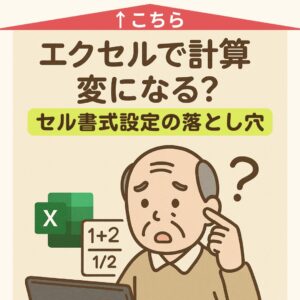 エクセルを使っていて多くの方が一度は経験する「あれ？計算が変…？」というお話