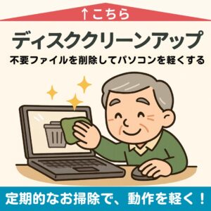 不要なファイルを削除してパソコンを軽くする方法