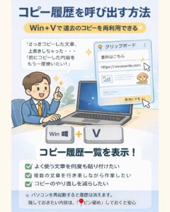 「コピー履歴」を呼び出す方法