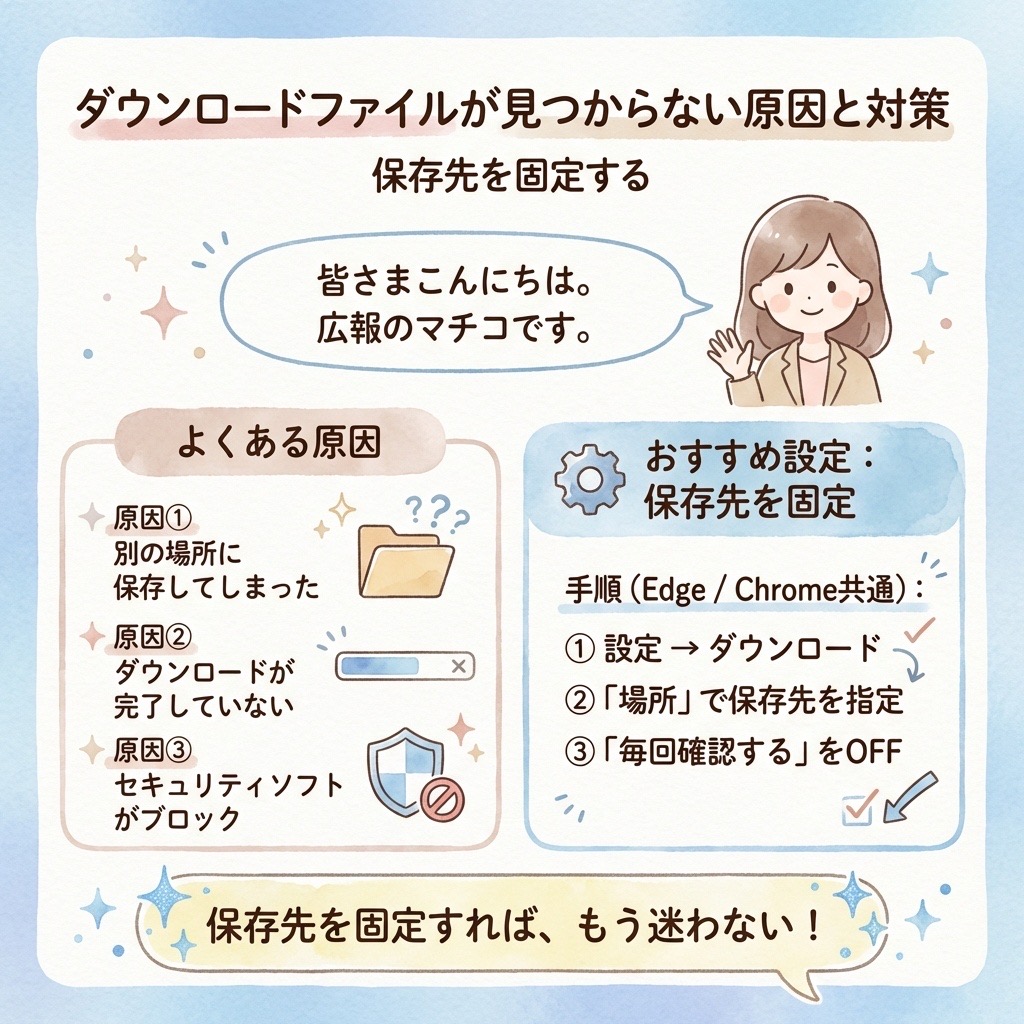 ダウンロードファイルを見つける3つの方法（後編）