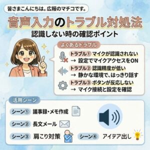 音声入力でキーボード入力を楽にする方法（後編）