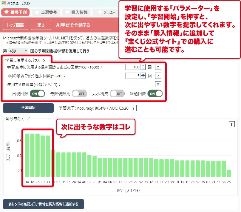 AIで開運!ビンゴ5