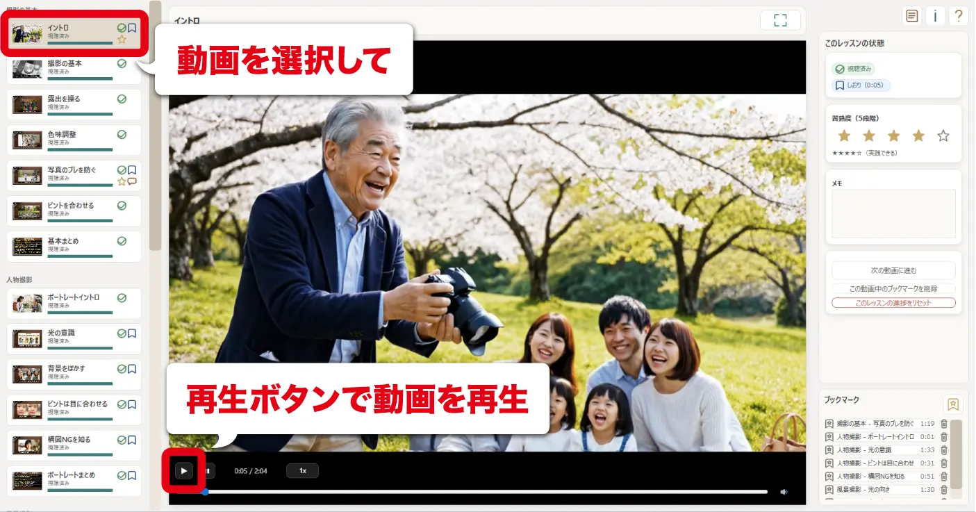 写真が見違える！かんたん一眼レフレッスン