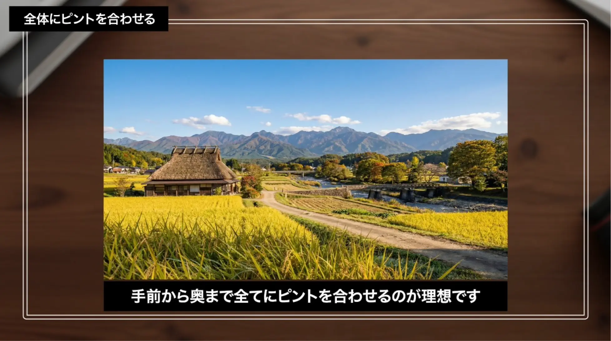 写真が見違える！かんたん一眼レフレッスン