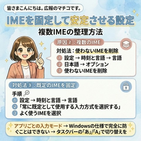「IME」が勝手に切り替わる原因と対処法(後編)