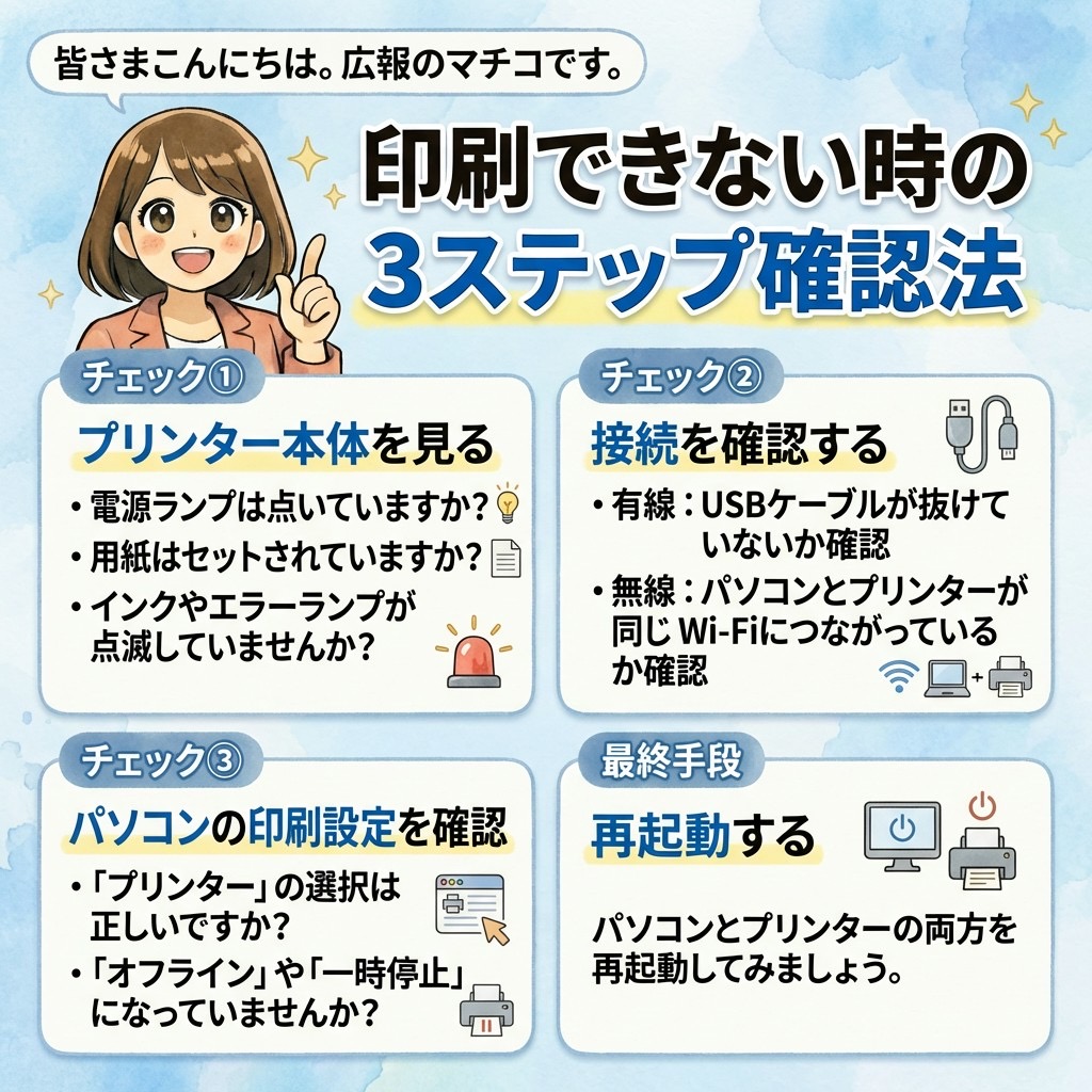「印刷できない！」を解決する方法