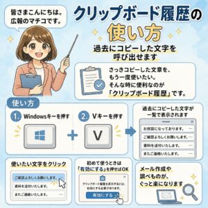 入力が驚くほど楽になる「クリップボード履歴」
