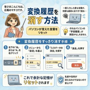 学習履歴をすっきり消して、賢い状態に戻す簡単な手順