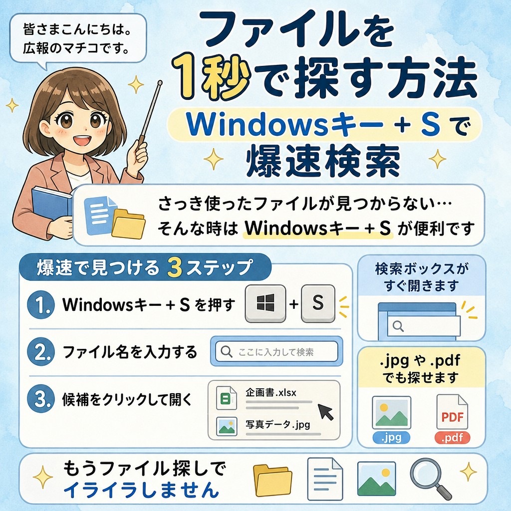見つからないファイルを1秒で探す方法